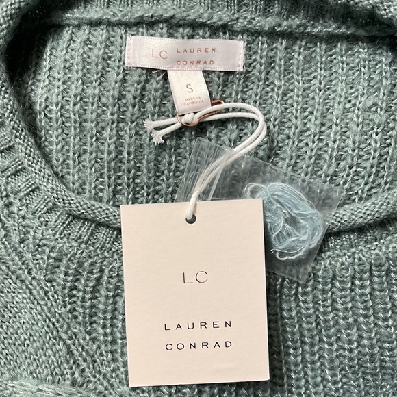 Lauren Conrad Blue Green Sweater, Size Small - Picture 6 of 7